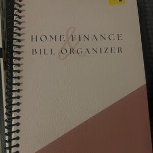 HOME FINANCE BILL ORGANIZER 12 MONTH/12 PAGES SLOTTED BILL KEEPER NEW
